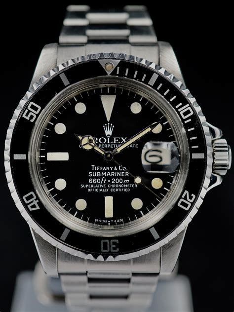 rolex submariner 1680 tiffany